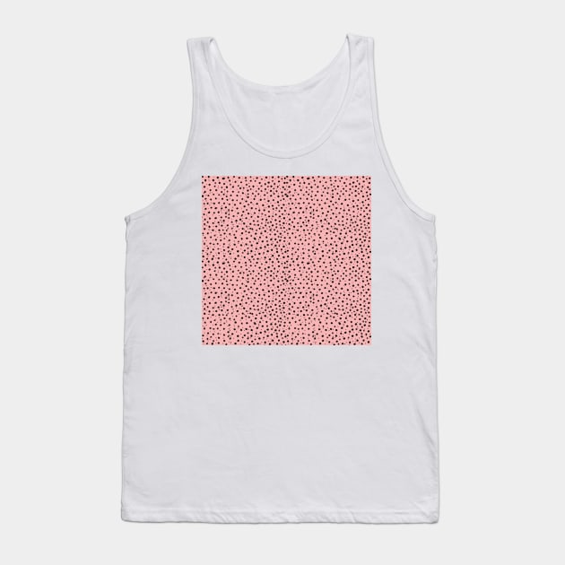 Cheetah Pattern on Bubblegum Pink Tank Top by ButterflyInTheAttic